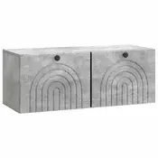 TV ormar za zid Zidne Betonska siva 78,5 x 31 x 30 cm