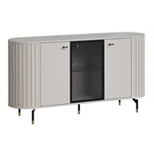 Ormaric Novmono 114 Kašmir, 81x151x40cm, Laminirani iveral, Kaljeno staklo, Medijapan
