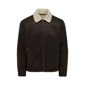 Only & Sons Prehodna jakna ONSRoyce temno rjava/volneno bela