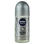 Nivea Men Silver Protect antiperspirant roll-on za muškarce 48h (Anti-bacterial Protection) 50 ml