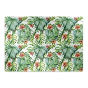 Decormat Podloga za zaščito tal Hawaiian leaves 120x90 cm 2 cm