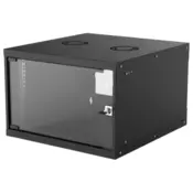 Manhattan Rack kabinet - 19 stenska montaža (6U, 353 (v) x 540 (š) x 560 (g) mm, IP20, Flatpack, črna)