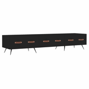 TV ormaric crni 150 x 36 x 30 cm od konstruiranog drva