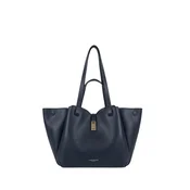 LANCASTER Paris Nakupovalna torba cabas épaule L Milano Horizon Bleu Foncé modra