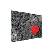 shumee STEKLENA DESKA ZA REZANJE 40x30 SRCE