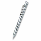 Automatska olovka Faber-Castell Grip - Srebrnasta, 0.7 mm