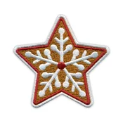 shumee Našitek Medenjaki ZVEZDA - Prišitje - Vezen našitek/značka/emblem