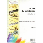 MARTIN:LE SAX DU PRINTEMPS ALTO SAX & PIANO