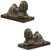 shumee Lhasa Apso - kipec psa, pisarniška figurica, pokal za pasjo razstavo Art-Dog