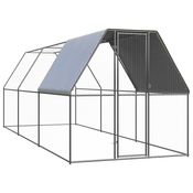 vidaXL Zunanji kokošnjak 2x6x2 m pocinkano jeklo