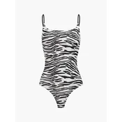 cfab Oblikovanje postave Cami Bodysuit mit String črna/bela