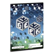 Geek: Črtasti zvezek - 2. razred, A5
