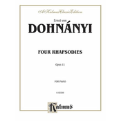 DOHNANYI:FOUR RHAPSODIES OP.11 FOR PIANO