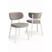HANAH HOME Set stolica (4 dela) Toldy Grey White