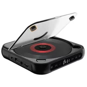 Venisymlis Prenosni CD predvajalnik - Bluetooth Walkman z zvočnikom (črn), (22105270)