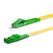 Optični kabel EQU E2000/APC do LC/APC, enomodni, dupleks, 7 m, rumen