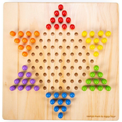 Bigjigs Toys Lesena halma