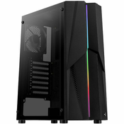 Aerocool Mecha v1 Midi-Tower, RGB, Tempered Glass - schwarz ACCM-PV28013.11