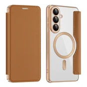 Torbica SmartMag Book s MagSafe tehnologijom i RFID novcanikom za Samsung Galaxy S26 - brown