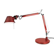 TOLOMEO MICRO STOLNA SVJETILJKA CRVENA E14 ARTEMIDE SA POSTOLJEM