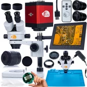 Rosfix ROSFIX MERCURY PRO MSMP-T-PS1 KOMPLET MIKROSKOPA + KAMERA DRACO RED PRO KMDRP-HDMI-VGA 2MP+SILIKONSKA PODLOGA 480X320MM+ROČAJ Z 8 ZASLONOM, (22084151)