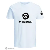 MTBIKER LOGO 2 majica, bela (L)