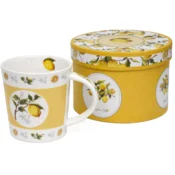 Porcelanasta skodelica 350 ml limone Darilna škatla za skodelico z limono
