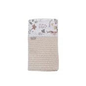 shumee Odeja/vafljeva odeja 75x100 Boho Forest bež