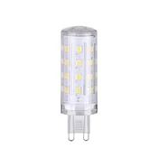 Paulmann LED-žarnica s koničastim podnožjem, G9, 7,2 W, 2700 K, prozorna, z