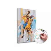 Slikanje po številkah KOBE BRYANT 24 | nizka težavnost