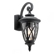 Elstead Lighting Elstead Admirals Cove Zunanja stenska svetilka z 1 lučjo, teksturirana črna, IP44, E27, (22099823)