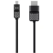 BELKIN Belkin Mini-DisplayPort / HDMI adapterski kabel mini DisplayPort  vtič\, HDMI-A  vtič 1.80 m črna F2CD080bt06  DisplayPort kabel, (20419217)