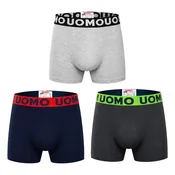 3-PACK moške boksarice Uomo Neon Force