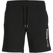 Jack & Jones Moške kratke hlače JPSTNEO SWEATS Črna