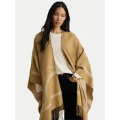 LAUREN RALPH LAUREN Pončo 454P23618002 Temno bež