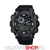 Crno-plavi sportski rucni sat GW87J012Y