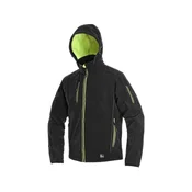 CXS Moška softshell jakna DURHAM, črno-rumena