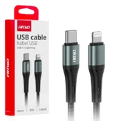 slomart AMiO Kabel USB-C na Lightning 20W, 100cm - za iPhone