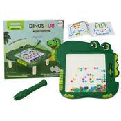 slomart LEAN TOYS Magnetyčna tablica za risanje Dinozaur, pisane korice