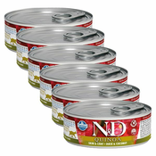 Konzerva Farmina N&D cat Quinoa Duck & Coconut 6x80 g, 5+1 GRATIS