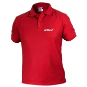 slomart Dedra moška polo majica S, rdeča, 35% bombaž + 65% poliester