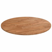 Okrugla stolna ploca smeda O40x1,5 cm tretirana hrastovina