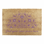 Predpražnik iz kokosovih vlaken 40x60 cm Find Your Inner Peace – Artsy Doormats