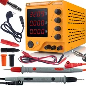 Rosfix Amprush RARES-3210 Laboratorijski Napajalnik – Nastavljiv 32V 10A, Digitalni Zaslon, USB, Kovinska Ohišja | Za Elektroniko In Servis, (5000243713)