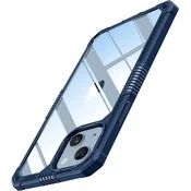 shumee OVITEK ZA APPLE IPHONE 14 NAVY BLUE OKVIR KAMERA KAMERA STEKLO A2882