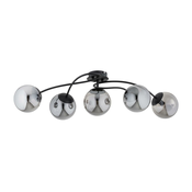 Nadgradni lestenec GILIAN 5xE14/40W/230V črna