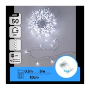 Aigostar - LED Božicni niz 50xLED/3xAA 5,3m hladno bela