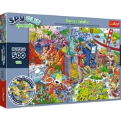 Trefl Puzzle Izgubljeni predmeti Spy Guy: Združene države Amerike 500 kosov