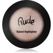 Rude Cosmetics Baked Highlighter kompaktni pudrasti osvetljevalec odtenek Flirtatious Behaviour 7 g