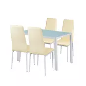 Jedilni set Portland 4+1 beige